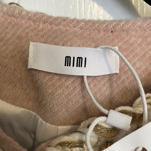 Mimi brand tweed wool designer cropped blazer new with tags - Picture 6 of 8